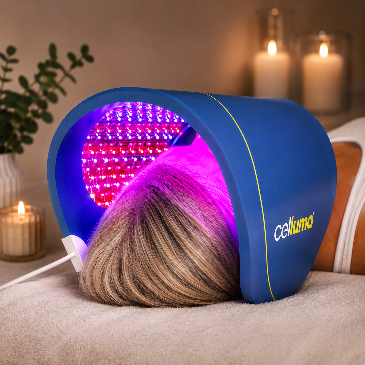 Bio-Photonic Glow Facial treatment in a spa